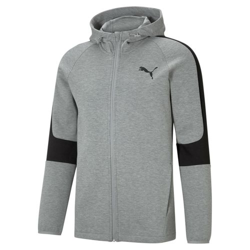 Vestes Sweats Zippés Capuche Puma Fd Evocore Fz Hoody Gris Chiné Xl