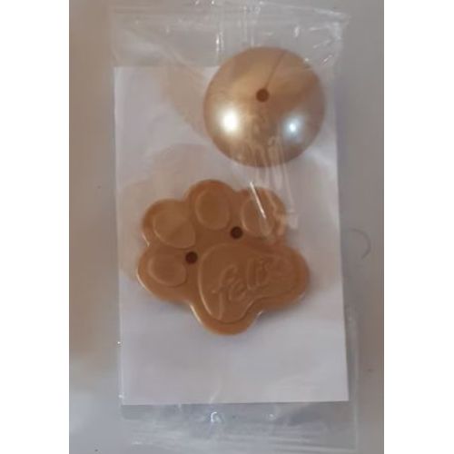 Culbuto En Plastique Recyclable - Jouet Pour Chat Felix De Purina - Couleur Beige Clair - Sous Cellophane