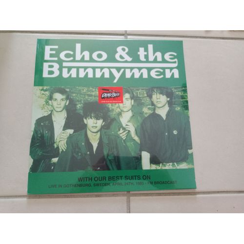 Echo & The Bunnymen With Our Best Suits On Lp Vinyle Couleur Live Gothenburg 85