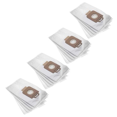 vhbw 20x Sac à poussière compatible avec Nilfisk Power P10, P P40, P Cleaner, P Select, P Animal, Energy Eco, Aspirateur contre les allergies - 30cm x 17cm Blanc
