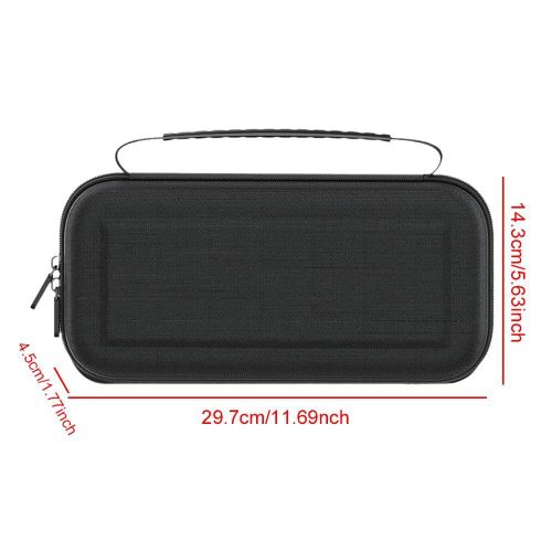 Sac De Rangement Pour Nintendo Switch 2, Mallette De Voyage, Étui De Protection Étanche Anti-Choc Avec Fente Pour Cartouche De 12 Jeux Pour Ns 2--Noir A