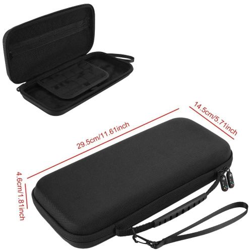 Étui De Transport De Voyage Pour Nintendo Switch 2, Coque Rigide Eva, Sac De Rangement Antichoc, Sac De Protection, Pochette Pour Accessoire De Console Ns 2--Noir