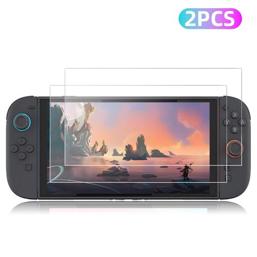 Verre Trempé 9h Pour Protecteur D'écran Nintendo Switch 2, Film De Protection Transparent Anti-Rayures Hd, Accessoires De Console Switch2--2pcs