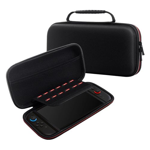 Mallette De Voyage Portable Pour Nintendo Switch 2, Sac De Protection Eva Antichoc Avec Emplacements Pour Cartes De Jeu Pour Accessoires Ns 2--