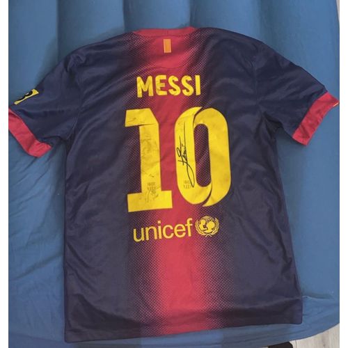 Maillot De Barcelone 2012/2013 Signé Par Lionel Messi
