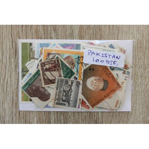 Pakistan 100 Timbres Différents