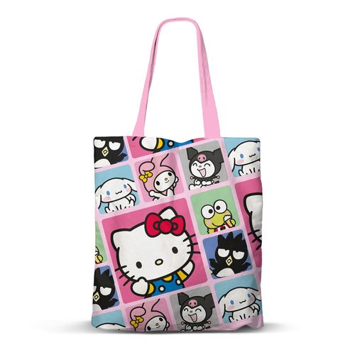 Sac de Courses Shopping FAN - Hello Kitty Panels - Multicolore- Taille Unique