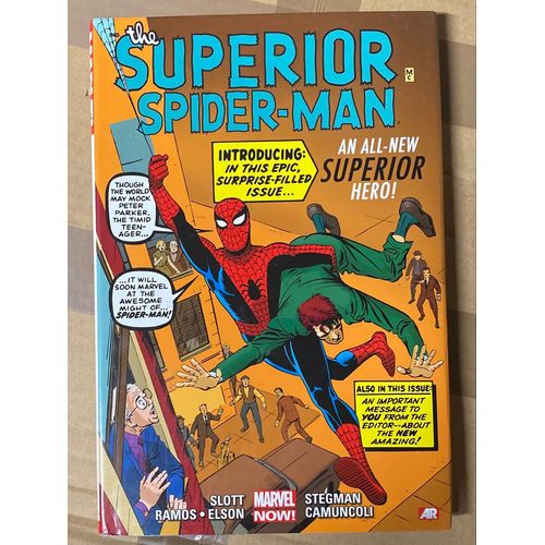 The Superior Spider-Man Vol 1 Oversized Hc Variant Cover Marvel Comics