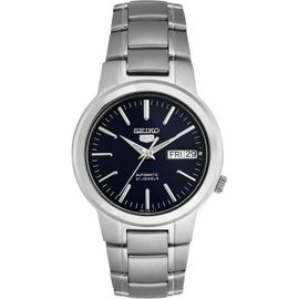 Chenquansarl-Snka05k1 - 5 Gent - Montre Homme - Automatique Analogique - Cadran Bleu - Bracelet Acier Gris