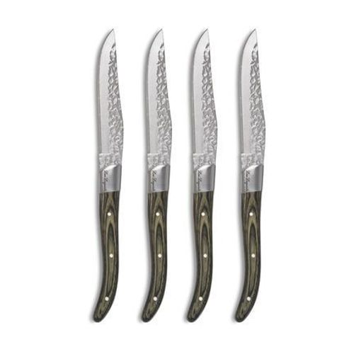 Couzon - Volcano - Coffret 4 Couteaux Steak - Noir