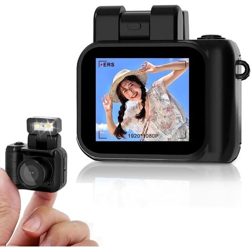wagner-Mini Porte-Clés Pour Appareils Photo Numériques,Micro Dv/Caméscope Hd 1080P,Caméra À Chaîne Portable Avec Lampe De Poche,Petit Caméscope Cdd Pour Intérieur Et (Pas De Mémoire)