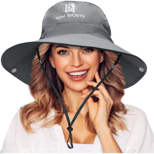 Wagner-Chapeau De Pêcheur À Larges Bords Pliable Chapeau De Soleil Extérieur Chapeau Respirant De Protection Solaire Pour La Randonnée,La Pêche,Le Camping,Le Sport