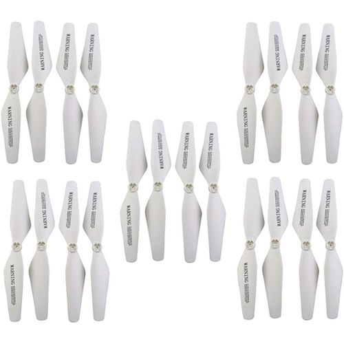 Wagner-Accessoires De D'hélice De Drone Pour Le Quadricoptère Syma Z3 Rc,Paquet De 20,Blanc-Générique