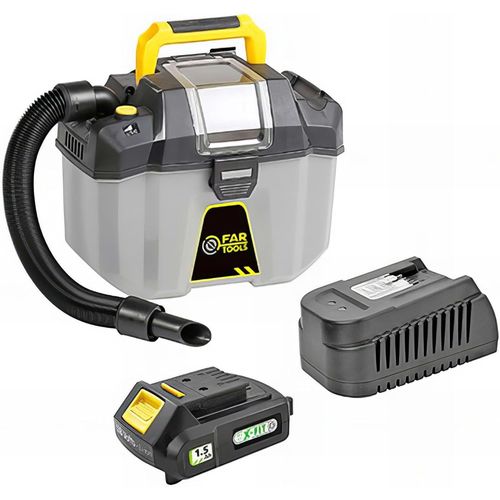 wagner-Aspirateur Eau Et Poussières 10 L Sans Fil Kit Xf-Vacuum-18 V 1,5 Ah Avec Chageur