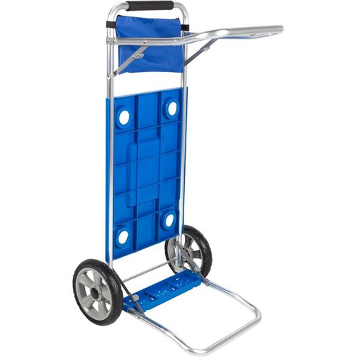 wagner-62283-Chariot De Plage Pliable Transformable En Table 2 En 1,Dimensions 50,5 X 45,5 X 104,5 Cm,Poids Maximal 30 Kg,Housse De Transport Polyvalente Pour La Plage,Le Camping,Les Événements