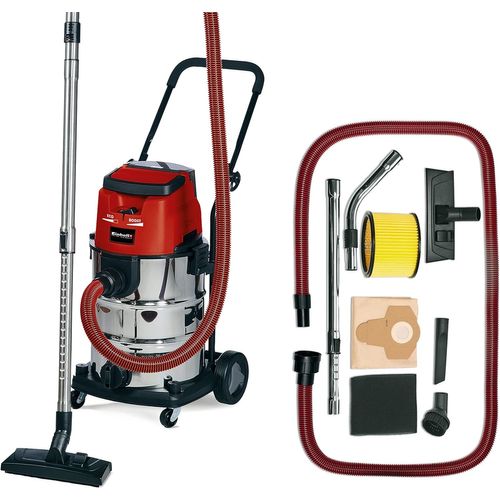 wagner-Aspirateur Eaux Et Poussieres Sans Fil Te-Vc 36/30 Li S-Solo-Power X-Change (36V,Cuve Inox 30L,Deux Vitesse : Eco Et Boost) Livré Sans Batterie Ni Chargeur