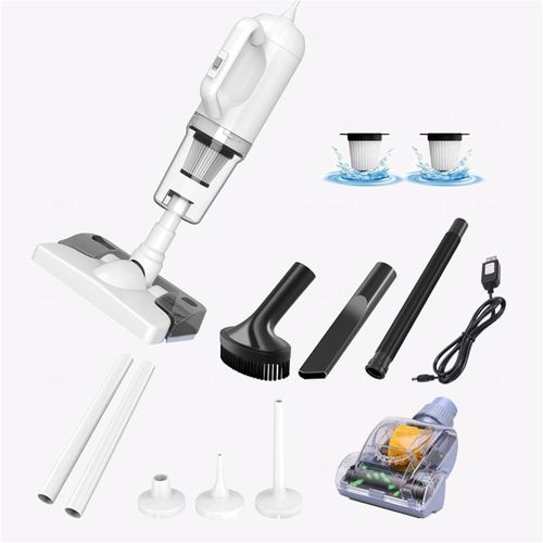 wagner-Aspirateur Balai Laveur Sans Fil 5 En 1 Compact-Léger,35Min Autonomie,Mini Aspirateur Pour Voiture,Maison,Bureaux,Poils D'Animaux