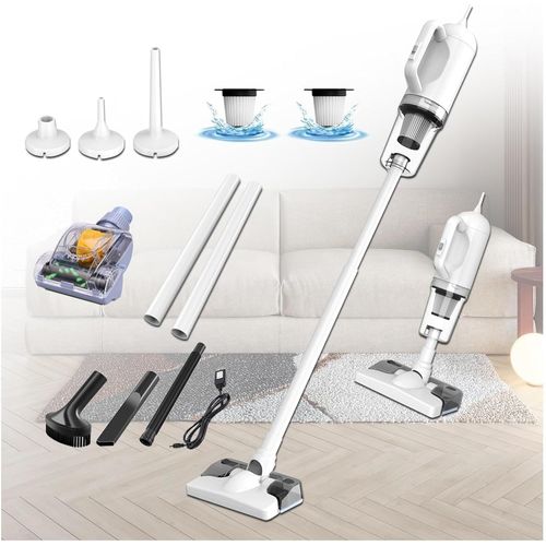 wagner-Aspirateur Balai Laveur Sans Fil 5 En 1 Compact-Léger,35Min Autonomie,Aspirateur Balai Sans-Fil Pour Sol Dur Tapis Poils D'Animaux Voiture