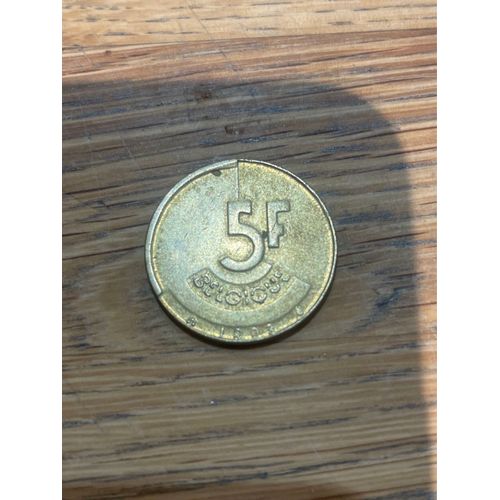 Pièce De Monnaie Belge 5 Francs 1993