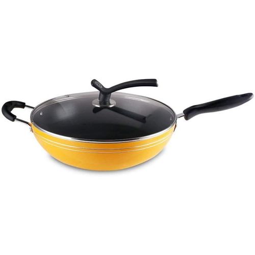 wagner-Poêle À Frire Non Bâton Panabos Panabos À Frire De Poêle 32Cm Plateau Plat Wok Cuisinière À Gaz Wok