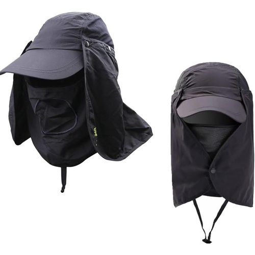 Wagner-Chapeau Pêche De Soleil Casquette Plage Large Couvrir Le Visage Anti-Uv Protection Solaire Pliable Cycliste Séchage Rapide Imperméable À L'eau Hommes Femmes Pour Chasse Camping Randonnée Escalade