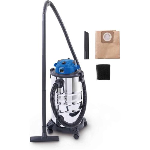 wagner-Aspirateur Électrique Eau Et Poussières Vc30V2-20 Kpa-Bac De Récupération 30 L-Puissance 1200 W-Tension 220-240 V  / 50-60 Hz-Fonction 3 En 1