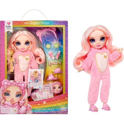 wagner-Junior High Pj Party-Bella (Rose)-Poupée De 22 Cm Avec Onesie,Chaussons Et Accessoires De Jeu-Jouet Pour Enfants-Idéal Pour Les 4-12 Ans