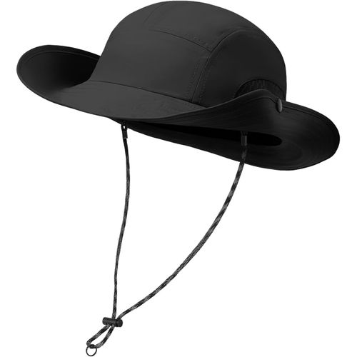 Wagner-Chapeau De Soleil Homme,Chapeau De Boonie À Large Bord Extérieur Pliable Chapeau De Safari Pour Peche Voyager Chasse Randonnée Jardin Camping 60-65cm