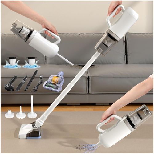 wagner-Aspirateur Balai Laveur Sans Fil 5 En 1 Compact-Léger,35Min Autonomie,Aspirateurs Balais Et Balais Électriques Pour Voiture,Maison,Bureaux,Poils D'Animaux