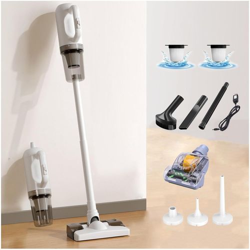 Wagner-Balai Vapeur Sans Fil 5 En 1 Compact-Léger,35min Autonomie,Aspirateur Vapeur Pour Voiture,Maison,Bureaux,Poils D'animaux