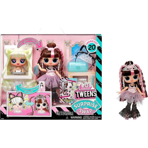wagner-L.O.L. Surprise! Tweens Surprise Swap Series-Bronze-2-Blonde Billie-Poupée Mannequin Avec+De 20 Surprises,Y Compris Une Tête À Coiffer,Des Vêtements Et Des Accessoires-Enfants De 4 Ans Et +