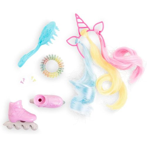 wagner-Girls-Ensemble Coiffure Arc-En-Ciel,6 Accessoires,Pour Poupée Mannequin,Dès 4 Ans,9000610060