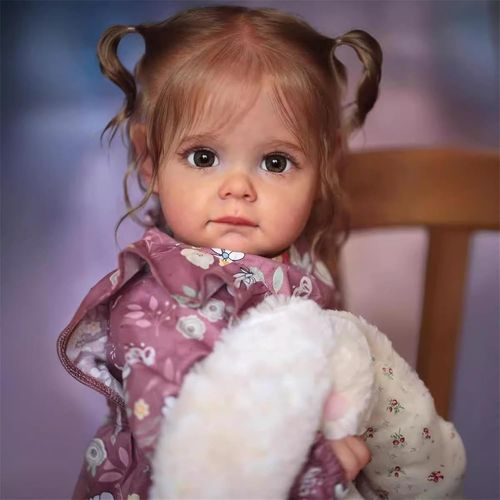 wagner-Bébé Reborn 60Cm Réaliste Poupee Corps En Tissu Doux Baby Doll,Reborn Fille Ressemble À Un Vrai Bébé Réaliste,Avec Accessoires De Poupées Pour Enfants De 3 Ans Et Plus