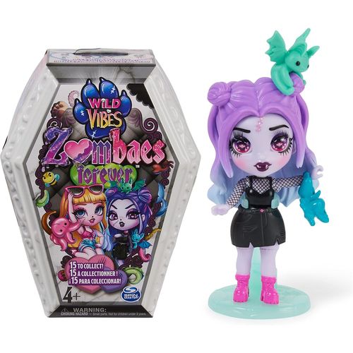 wagner-Zombaes-Pack De 1 Wild Vibes-Figurine Zombie Surprise À Collectionner Avec Accessoires Pour Poupées Et Cercueil-Poupée Articulée À Personnaliser-Jouet Enfant 4 Ans Et +-Modèle Aléatoire