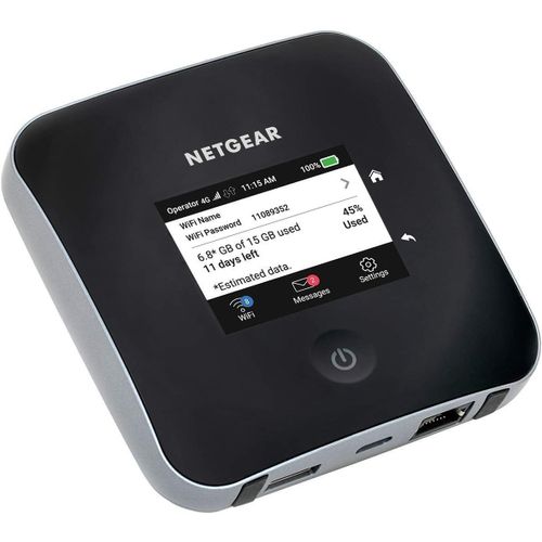 ChenQuanSarl-Routeur 4G Sim (Mr2100), Box 4G Lte, Routeur Mobile 4G Wifi Portable, Débit Jusqu'À 2Gbit/S, Connexion Wifi Jusqu'À 20 Appareils, Wifi Sécurisé, Compatible Tous Opérateurs