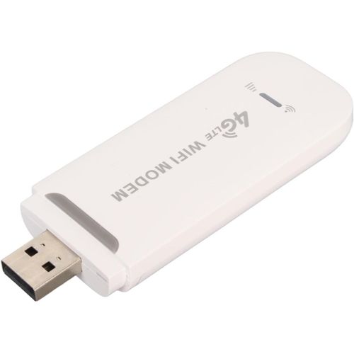 ChenQuanSarl-Routeur Wifi Usb 4G Lte, Point D'Accès Wifi Mobile De Poche 150 Mbps Avec Emplacement Pour Carte Sim, Cryptage Wifi Wpa Wpa2, Modem Wifi Mobile Pour Bureau, Voyage, Maison (Blanc)