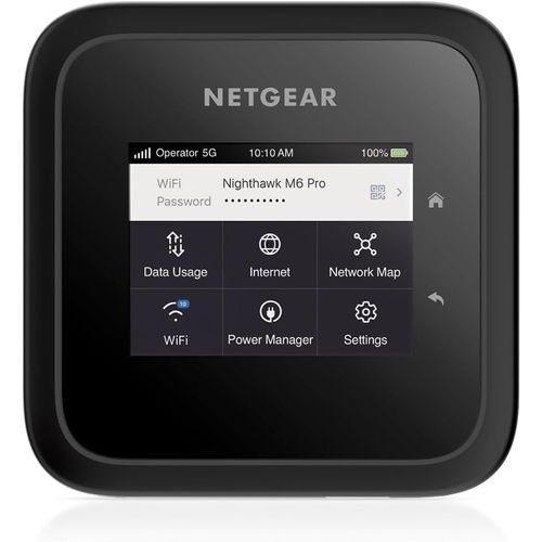ChenQuanSarl-Nighthawk M6 Pro Routeur 5G Wifi 6E (Mr6450), Modem, Box Portable, Jusqu'À 32 Appareils, Cle, Hotspot Compatible Tous Opérateurs Et Toutes Cartes Sims, Le Meilleur Wifi Performant Et Séc