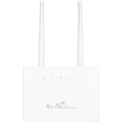 ChenQuanSarl-Routeur Wifi Sans Fil 4G Longue Portée, Dispositif De Point D'Accès Wifi 300 Mbps 4G Avec Emplacement Pour Carte Sim,32 Utilisateurs, Haute Compatibilité Pour Les (Pr Ue
