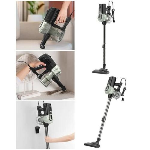 Aspirateur balai filaire vert 600W 22,2 V 0,55L Rayon d¿action de 6 m