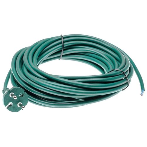 Câble d'alimentation vhbw compatible avec l'aspirateur Vorwerk Tiger 260, 251, 250, 252, 265, 270 - câble de 10 m 2000 W, câble de raccordement