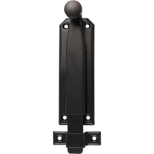 ChenQuanSarl-Goupille De Suspension Pour Portes Mod.310 | Loquet De Sécurité À Poser Horizontale Ou Verticale | Zamak Avec Finition Noire Mate | ensions 150 X 38 Mm