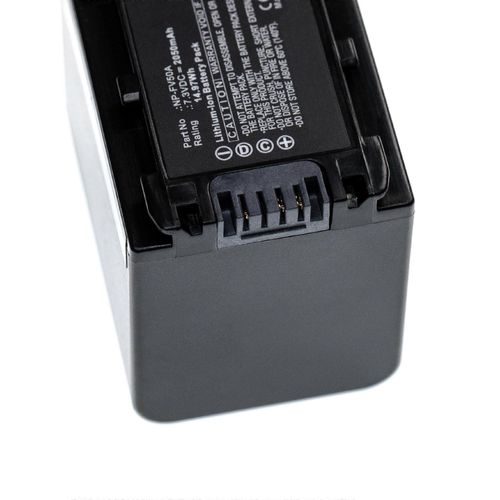 Batterie vhbw compatible avec les caméscopes Sony HDR-CX625, HDR-PJ675, NEX-VG30, HDR-PJ620, HDR-CX450, HDR-CX680 (2050 mAh, 7,3 V, Li-Ion)