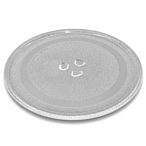 Plaque micro-ondes vhbw compatible avec Panasonic NN-GD368, NN-GD369, NNGD369M, NNGD377SEPG micro-ondes - plateau tournant avec support en Y, 24,5 cm, verre