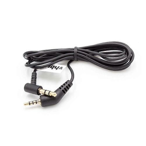 vhbw Audio AUX Cable compatible avec Bose QuietComfort 3, QC3 Casque - Câble audio jack 3,5 mm, 120 cm Noir