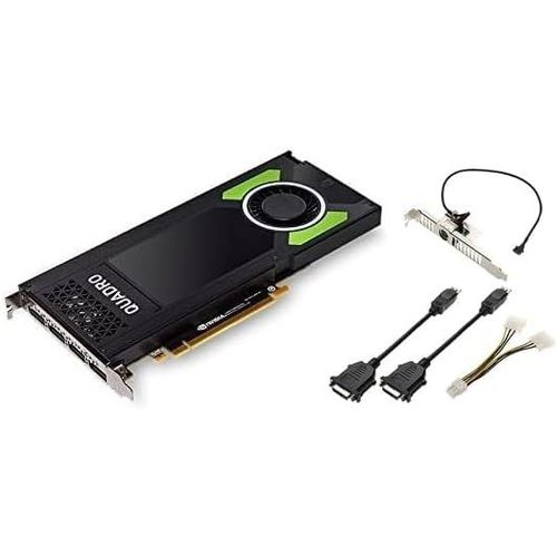 ChenQuanSarl-Quadro P4000 Carte Graphique Gddr5 Single Slot 8 Go ¿ 1792 C?urs Cuda, Ecc, 256 Bits, 243,3 Go/S, Mini Displayport 1.4A, Consommation D'Énergie 105 W, Pci Express 3.0 X16 (Renouvelée)