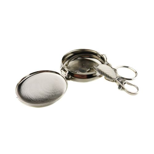 Porte Clés Cendrier De Poche En Métal Pour Mégots - Pilulier Journalier Portable