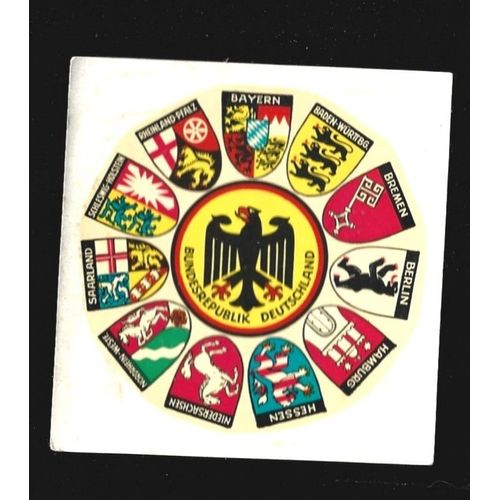 Décalcomanie Ancien Ville Écusson Deutschland