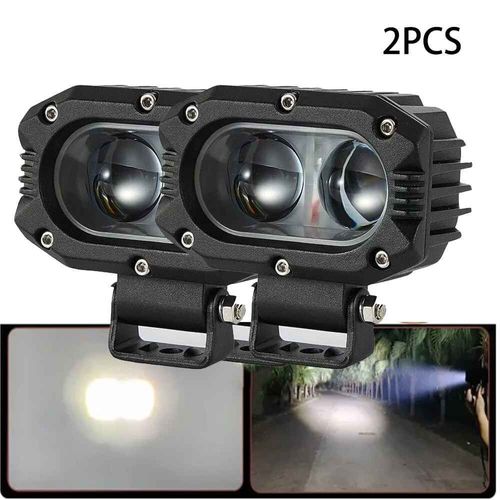Lampe De Travail Supplémentaire À Led,Barre Lumineuse,Lampe De Conduite,Lumières De Sauna,Accessoires Longue Portée,Électrique,4x4,Tout-Terrain,3 Pouces,12v,24v - Type 2pcs