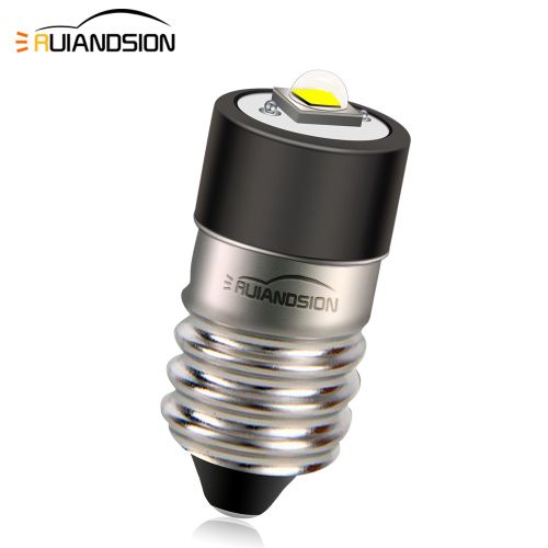 Ruiandsion-Ampoules De Lampe De Poche Led E10,Voyants À Vis Miniatures,Lampes De Poche De Mise À Niveau,Feux De Travail Pour Vélo,Blanc,1-9v,5-30v - Type 1-9v 1pc