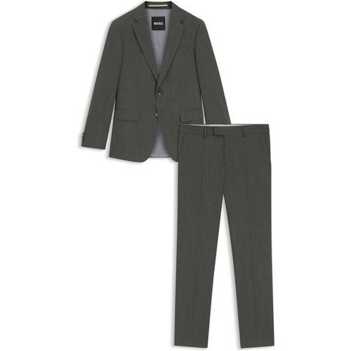 Costume Slim En Tissu Stretch À Micro Motif44